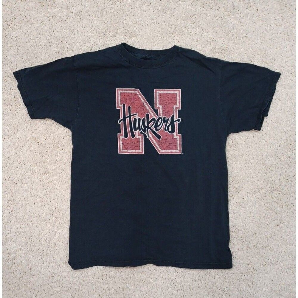 Nebraska Huskers NCAA Shirt SIZE M Medium Vintage